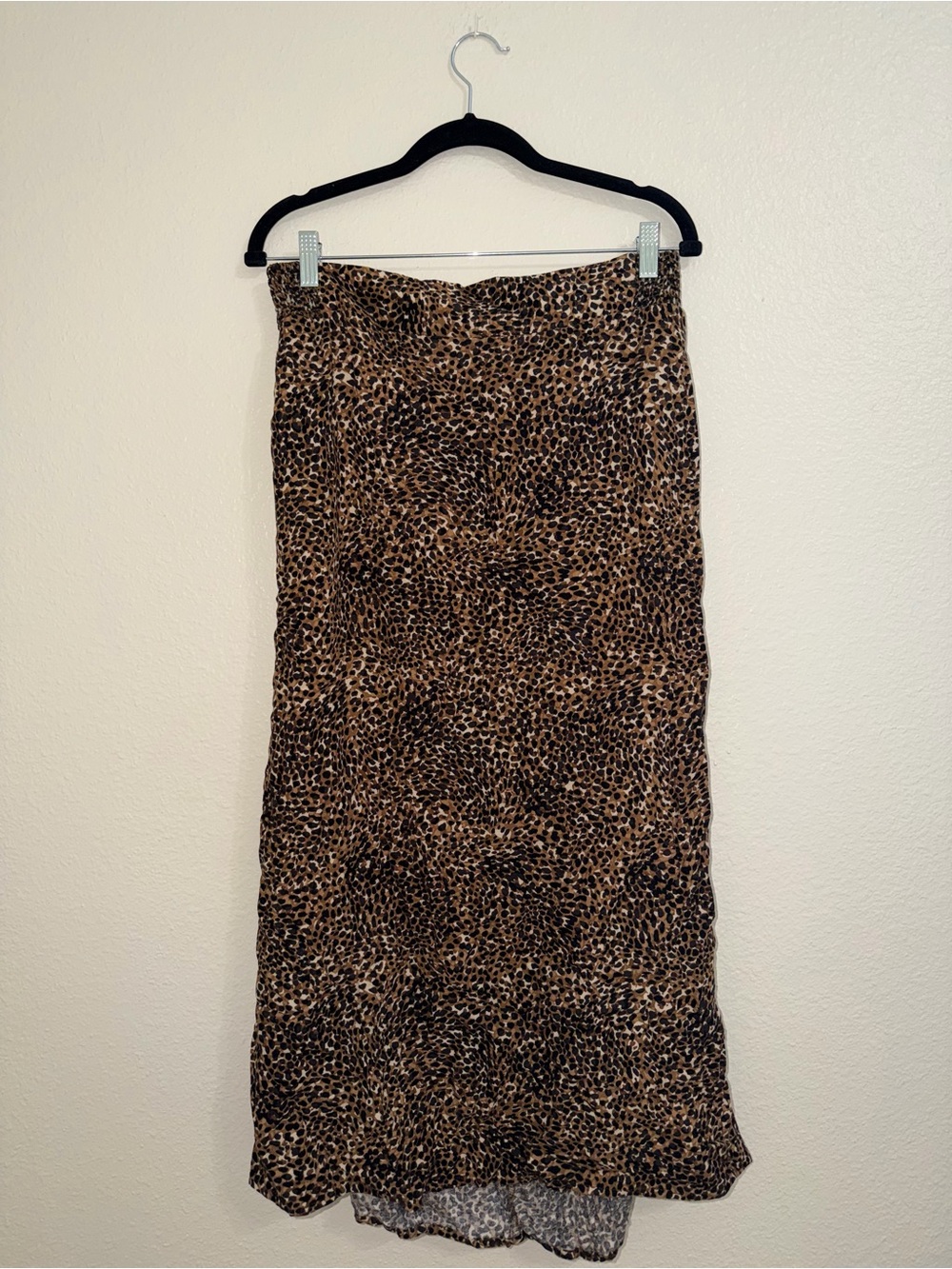 Old Navy Leopard Print Midi Skirt - Brown and Black